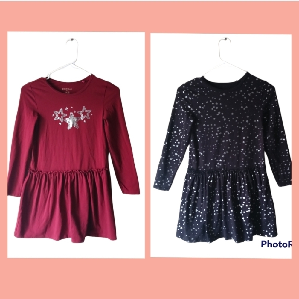 BCBGirls 2 Star Dresses Size L 8-10